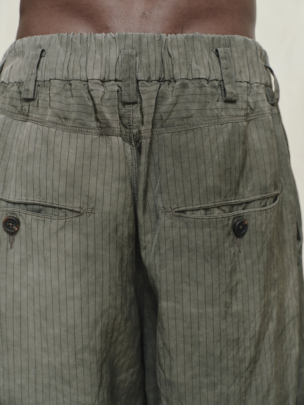 Striped Drawstring Trouser