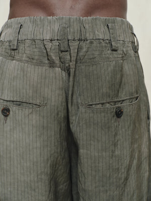 Striped Drawstring Trouser