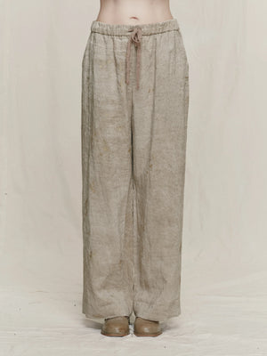 Gold Leaf Drawstring Trousers