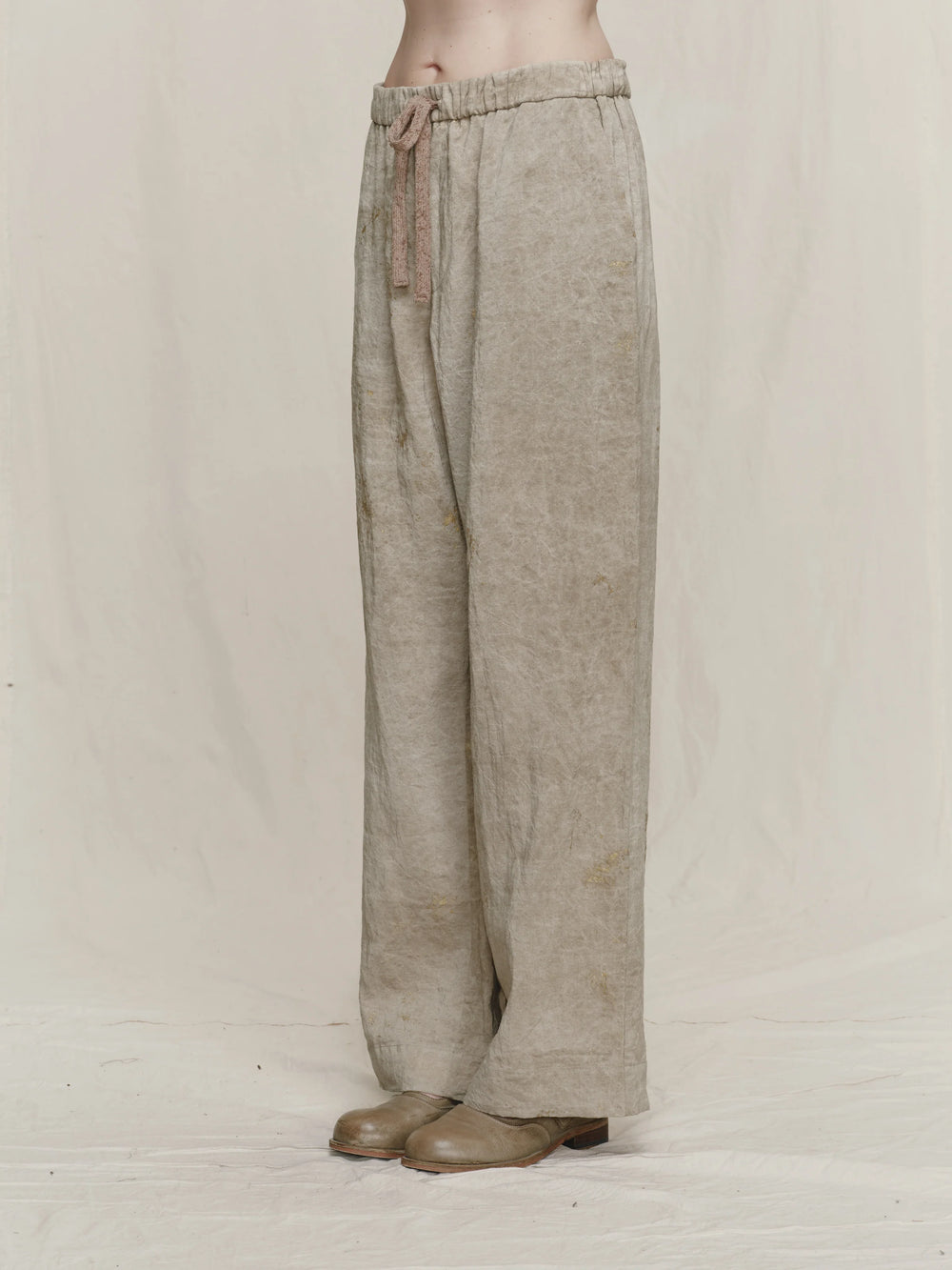 Gold Leaf Drawstring Trousers