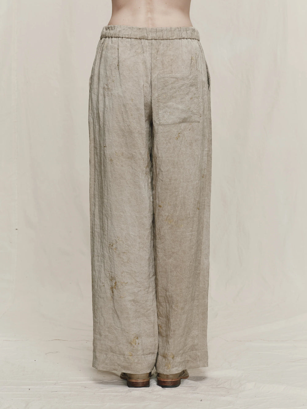 Gold Leaf Drawstring Trousers