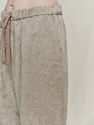 Gold Leaf Drawstring Trousers