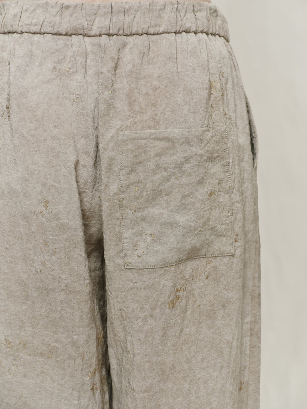 Gold Leaf Drawstring Trousers