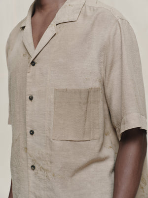Gold Leaf Short Sleeve Pocket Shirt