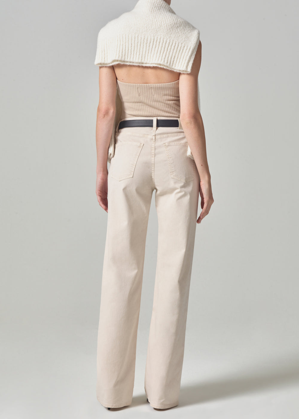 Annina Trouser Jean 30" in Almondette