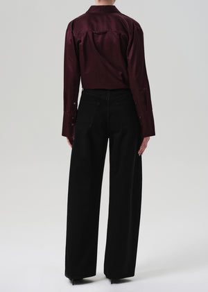 Ayla Baggy in Solid Black