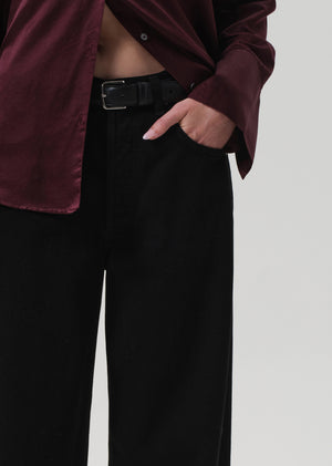 Ayla Baggy in Solid Black