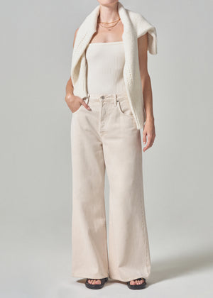 Beverly Low Slouch Boot in Almondette