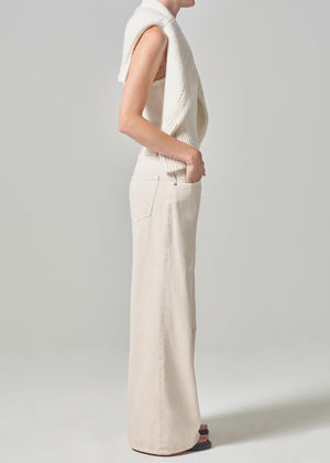 Beverly Low Slouch Boot in Almondette