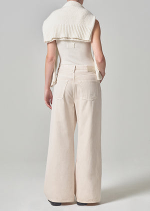 Beverly Low Slouch Boot in Almondette