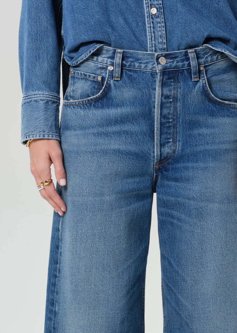 Ayla Raw Hem Crop Chaya