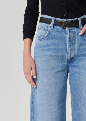 Ayla Raw Hem Crop in Honour