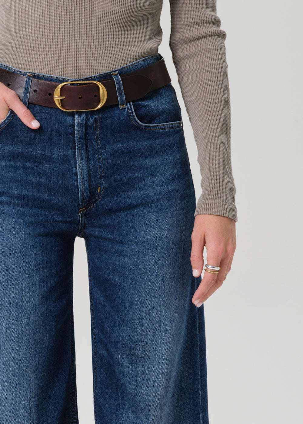 Lyra 32" Long in Elm (Tropical Denim)