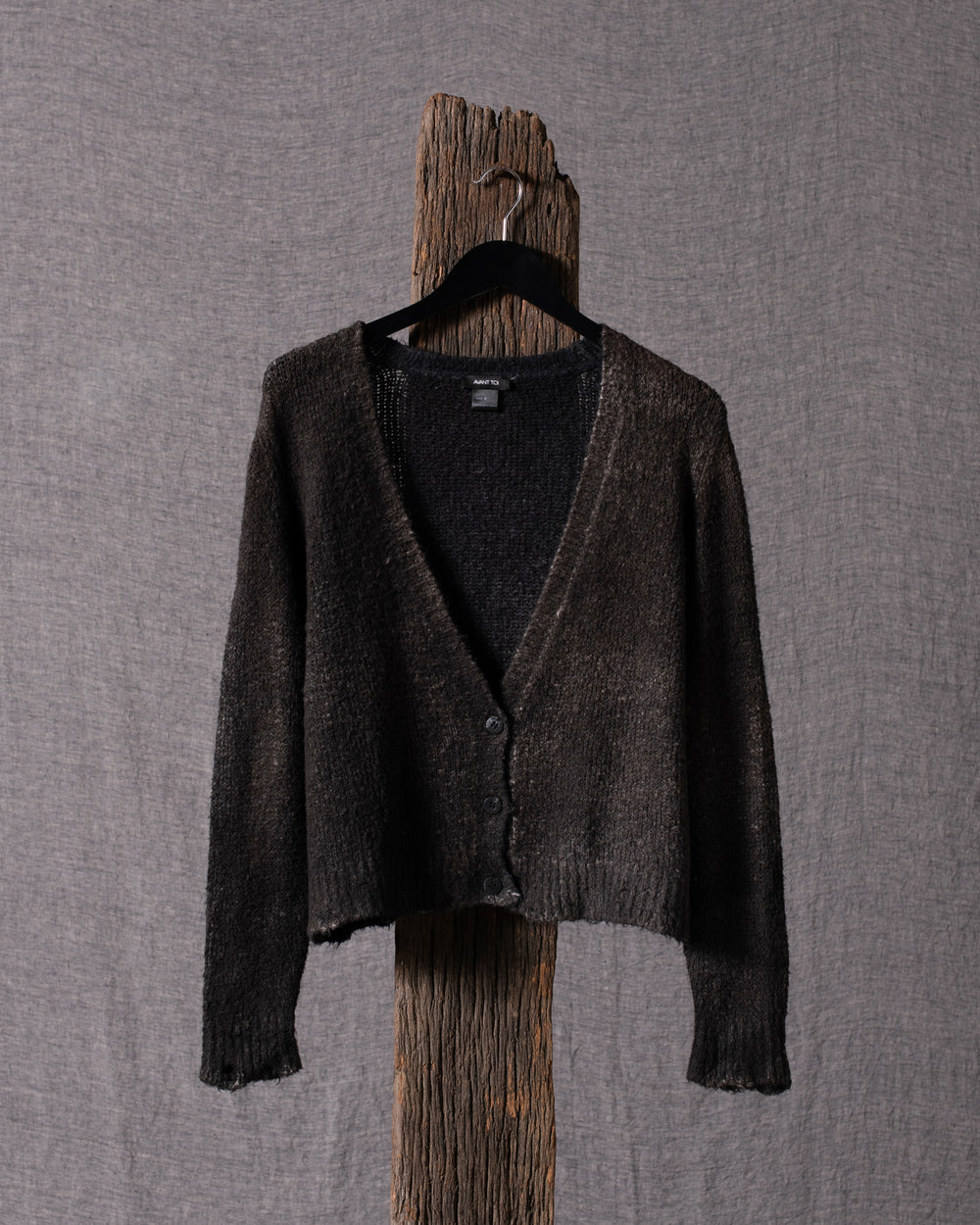 Woman Brushed Cotton Cropped Cardigan N/Carruba