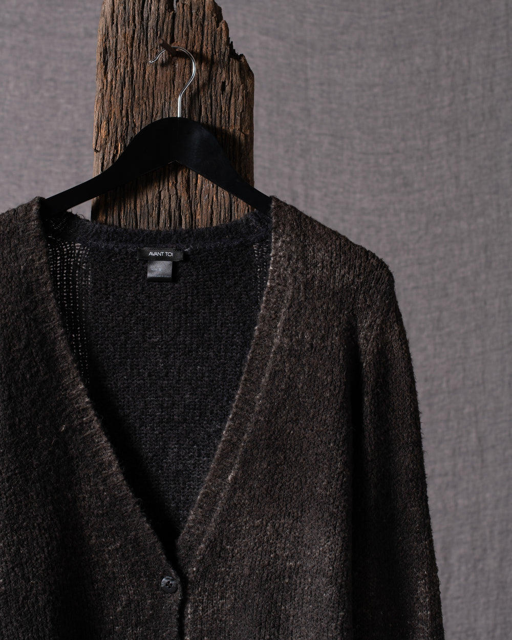 Woman Brushed Cotton Cropped Cardigan N/Carruba