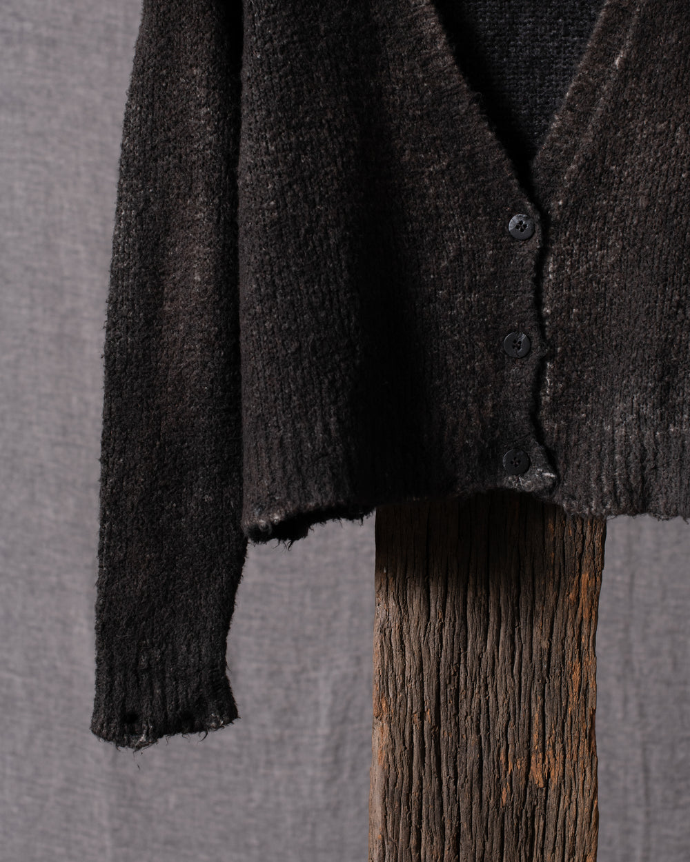 Woman Brushed Cotton Cropped Cardigan N/Carruba