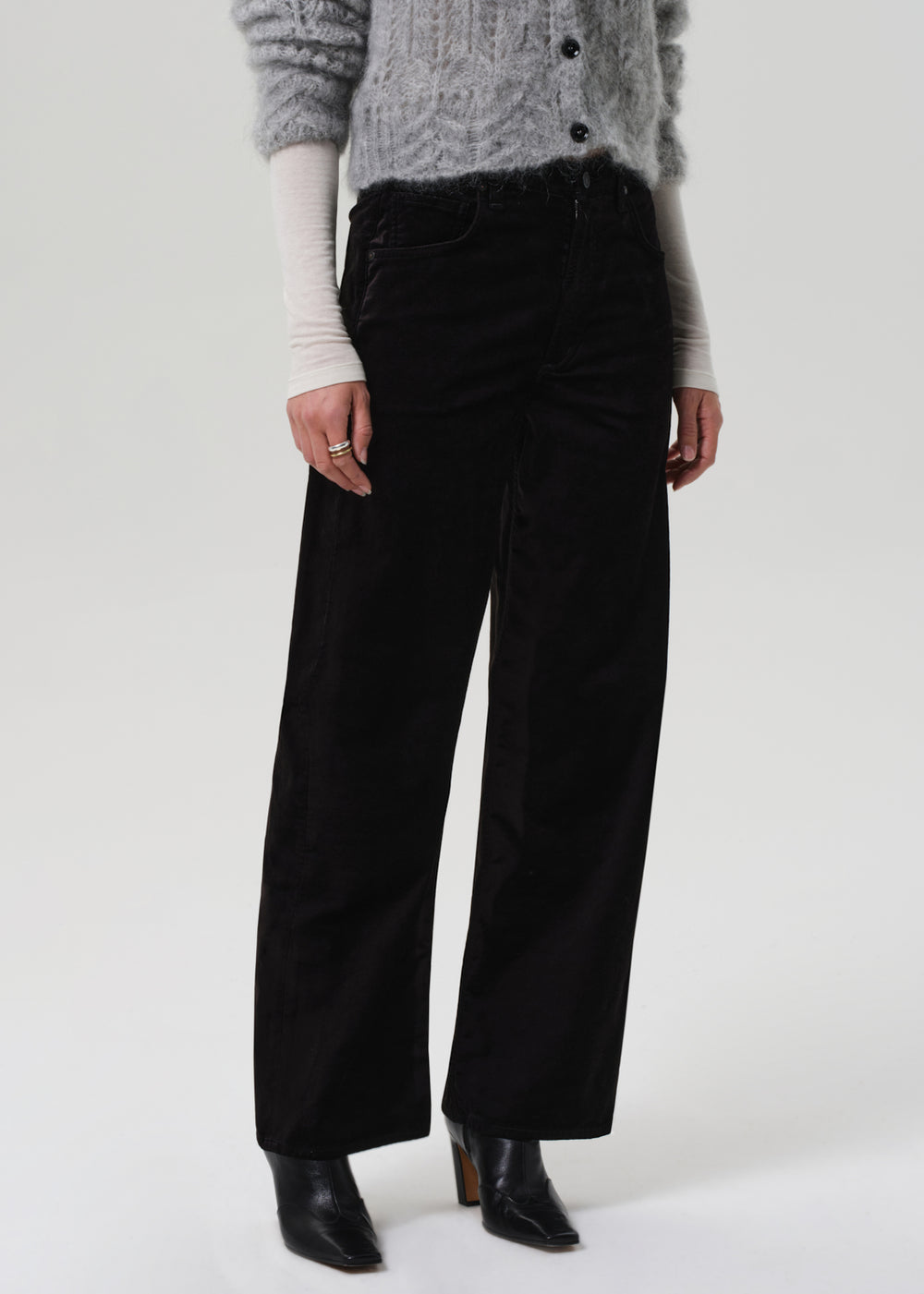 Ayla Baggy in Velvet Black
