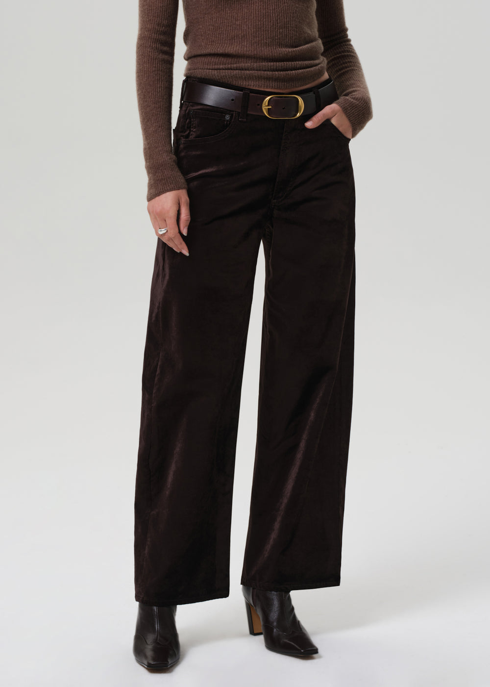 Ayla Baggy in Velvet Espresso