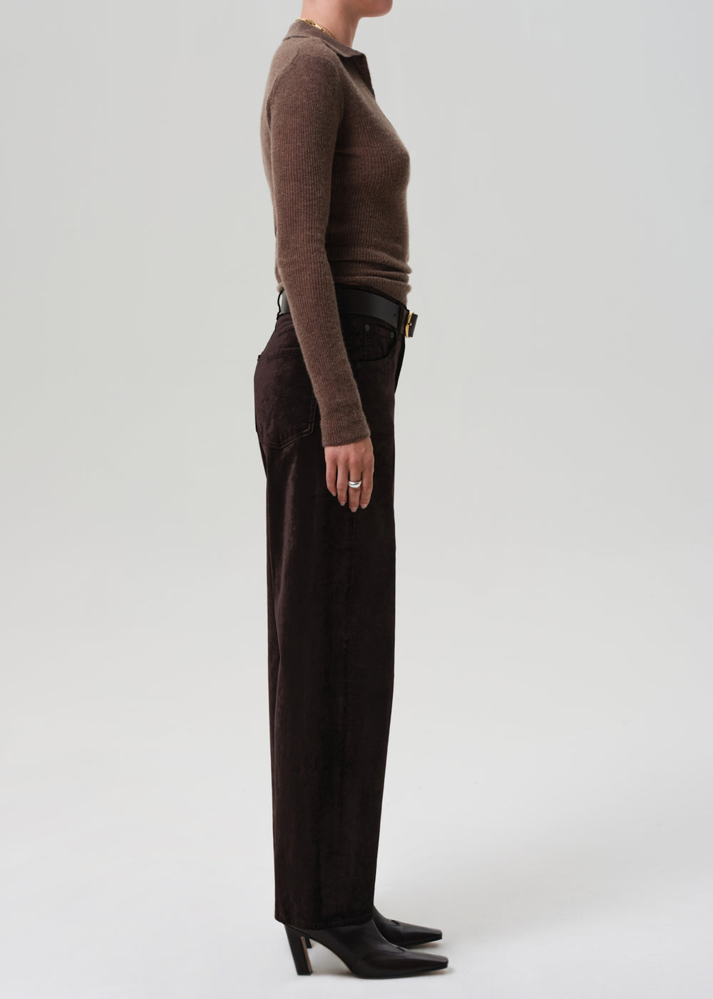 Ayla Baggy in Velvet Espresso