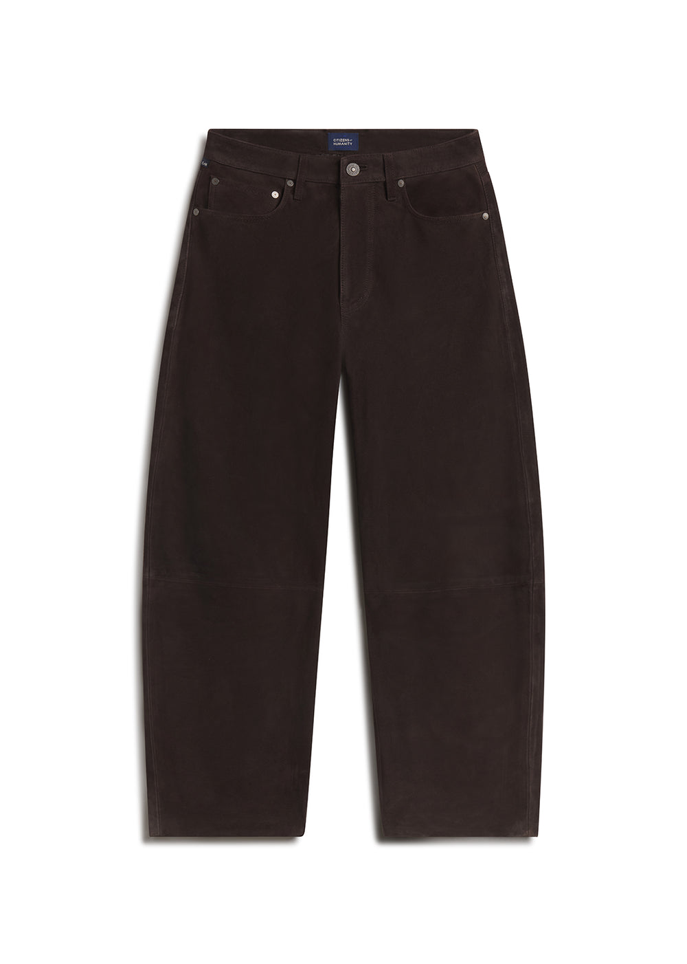 Miro Relaxed Pant Suede Chocolate