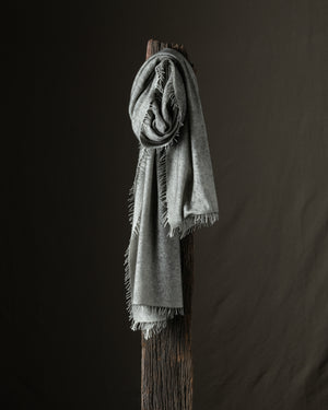 Unisex Hand Painted Cashmere Scarf Fango