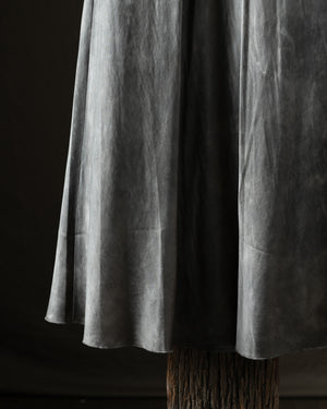 Woman Faded effect Stretch Silk Long Skirt Fango