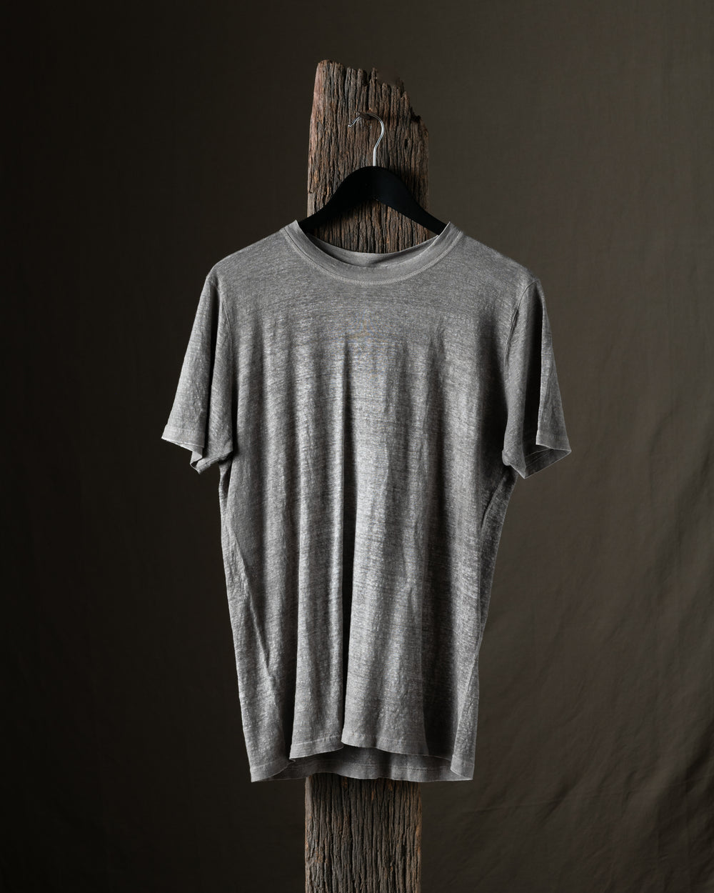 Man Hand Painted Linen Jersey Tee Shirt Fango