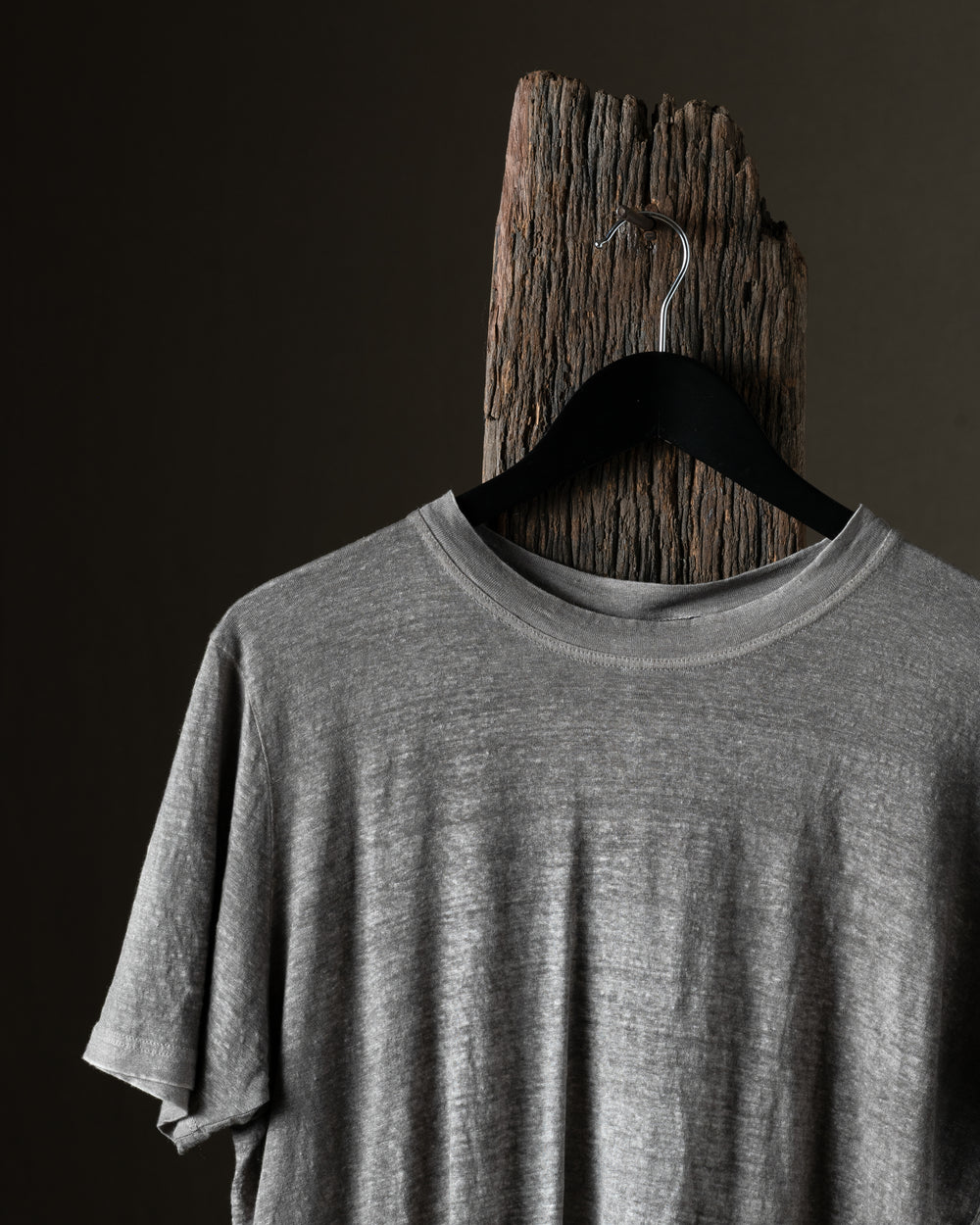 Man Hand Painted Linen Jersey Tee Shirt Fango