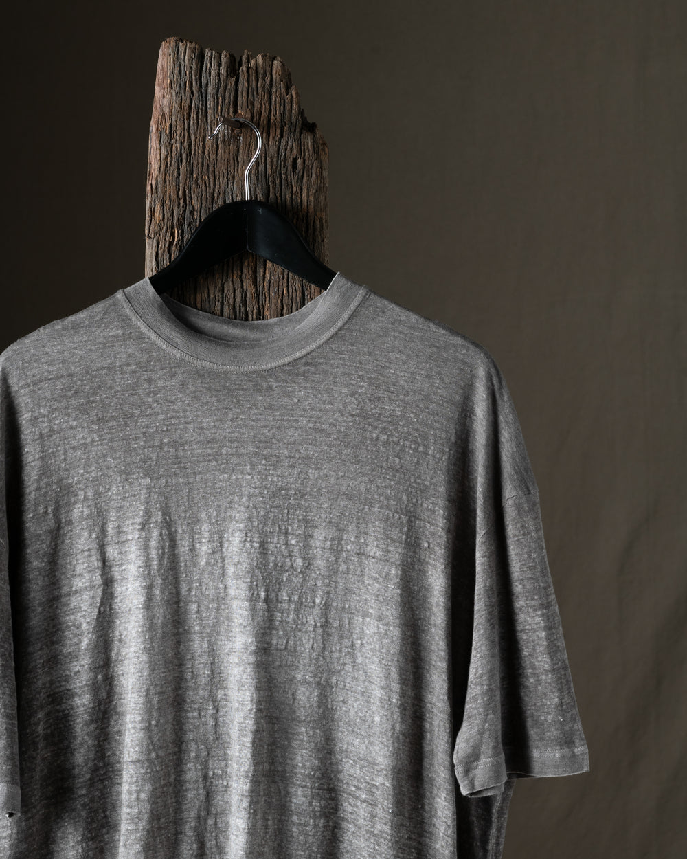 Man Hand Painted Linen Jersey Oversized Tee Shirt  Fango