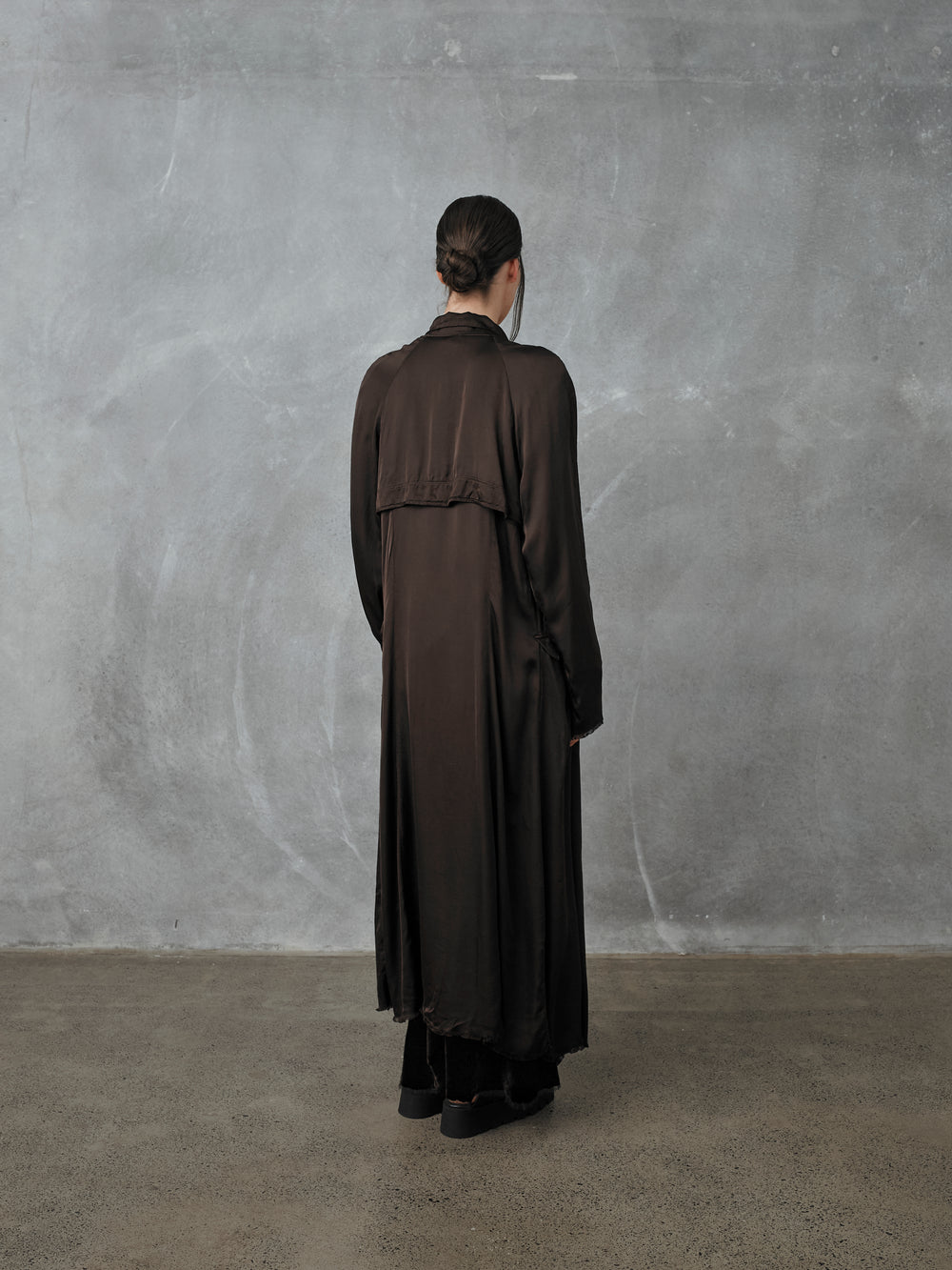 Athena Coat Rayon Chocolate