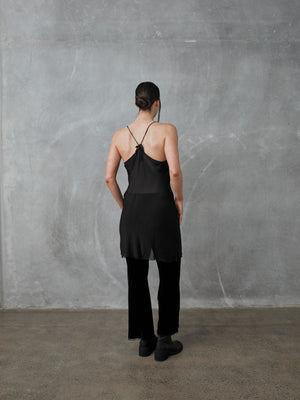 Short Milano Pants Velvet Black