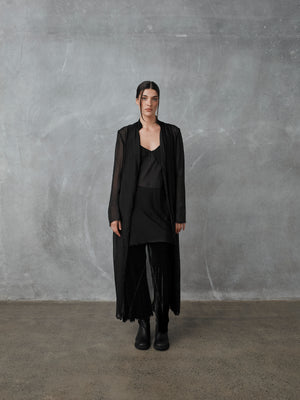Short Milano Pants Velvet Black