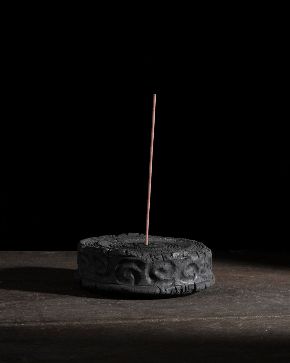 Oak Wood Ceremonial Incense Holder #2