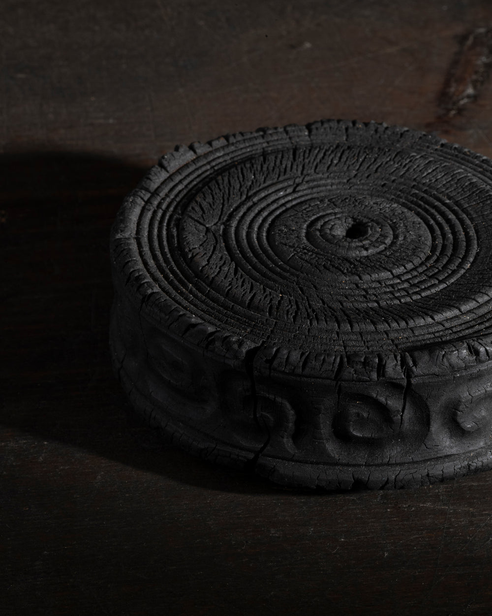 Oak Wood Ceremonial Incense Holder #2