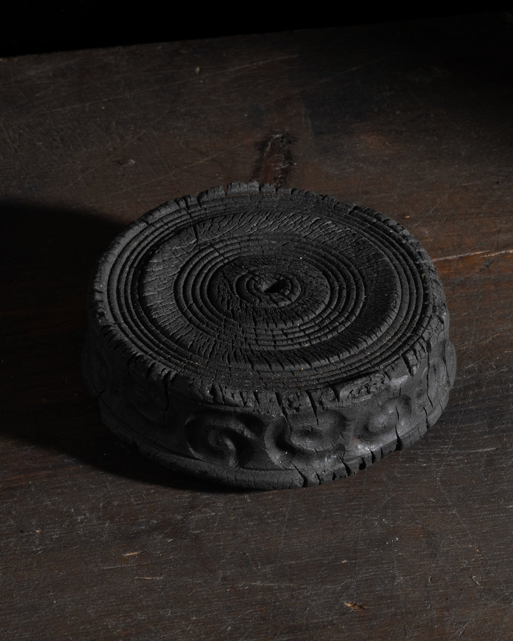 Oak Wood Ceremonial Incense Holder #2