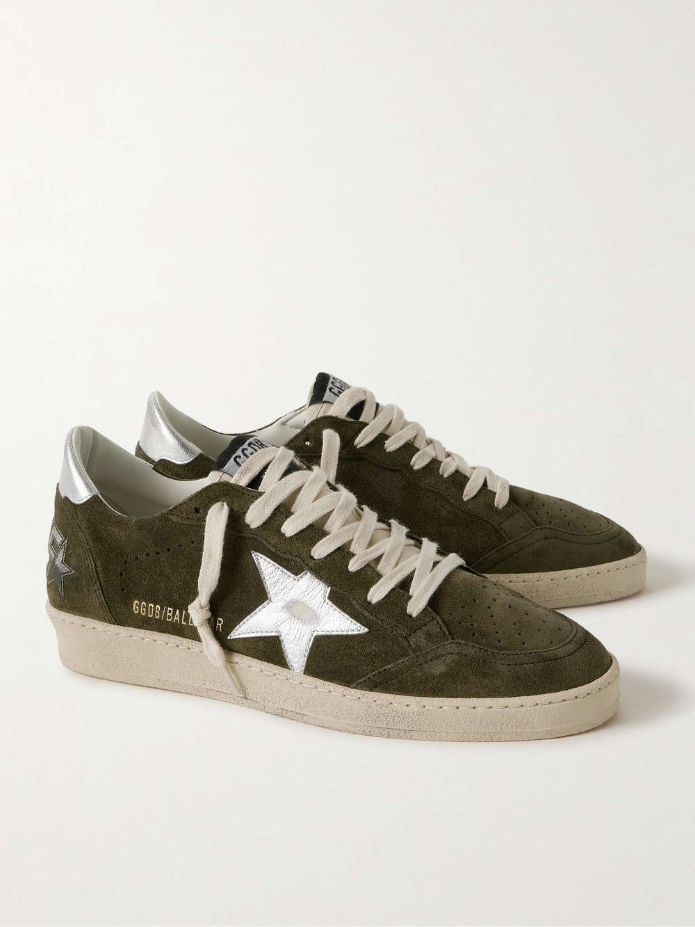 Ball Star Suede Upper Nylon Tongue Laminated Star Olive Night / Silver