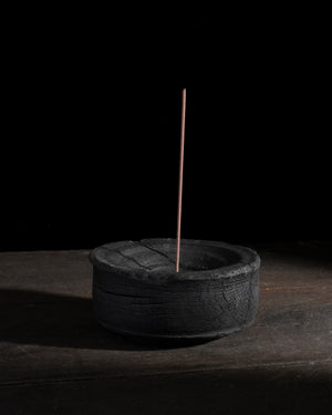 Oak Wood Ceremonial Incense Holder #3
