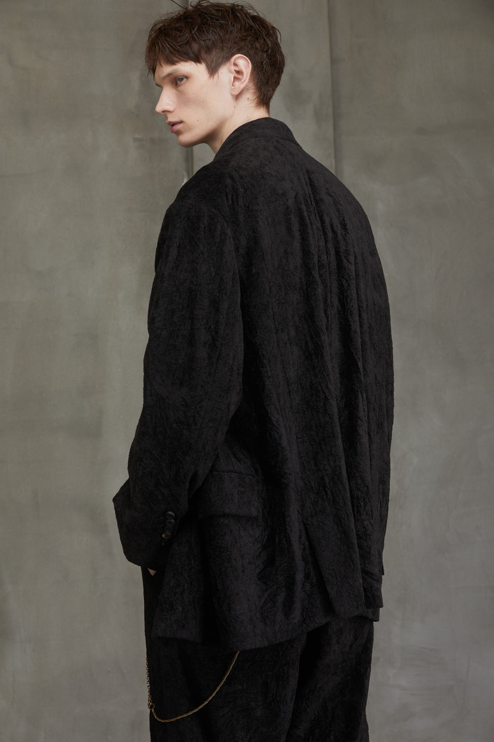 Velvet Short Robe Jacket