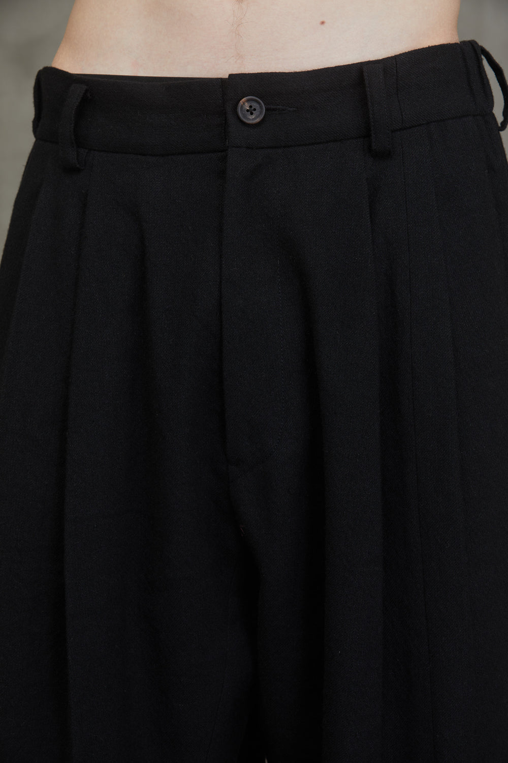 Drop Crotch Wide Leg Trousers