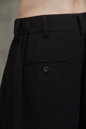 Drop Crotch Wide Leg Trousers
