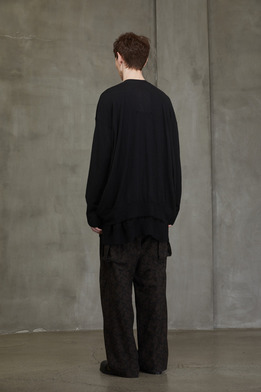 Ultra Light Weight Cardigan Black