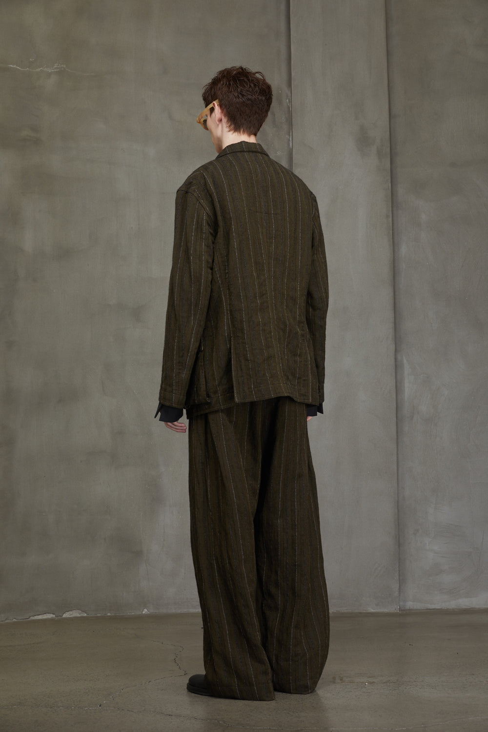 Notch Lapel Three Button Jacket