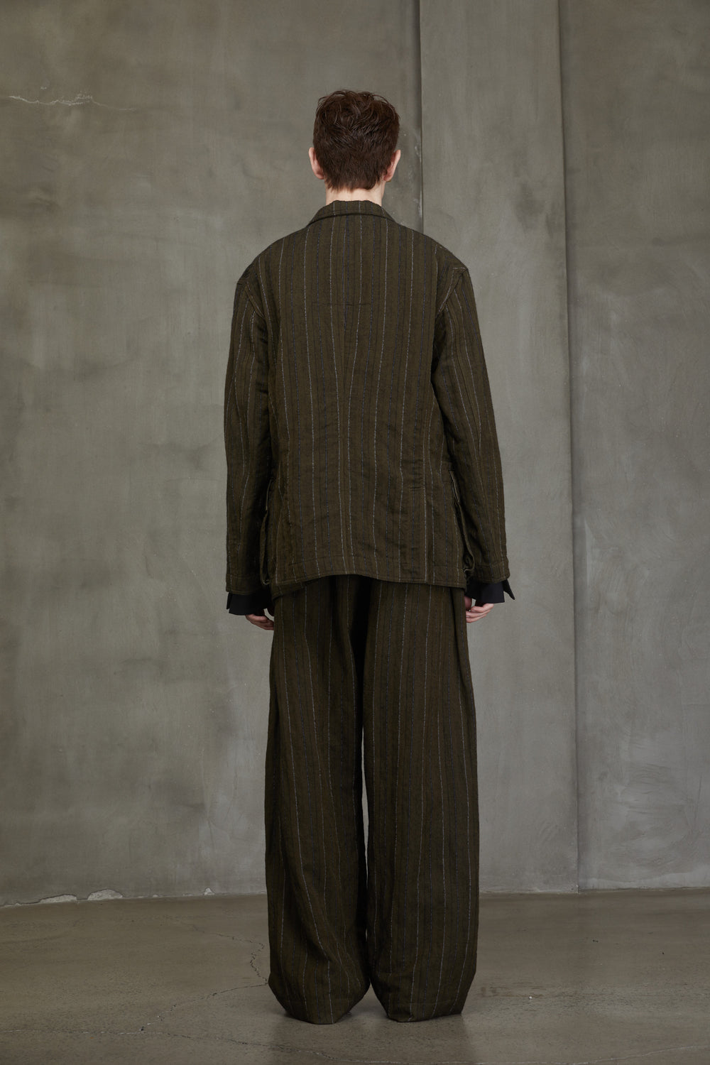 Notch Lapel Three Button Jacket