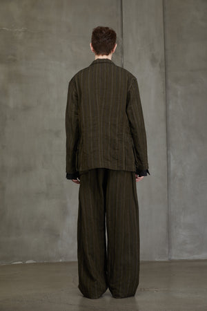 Notch Lapel Three Button Jacket