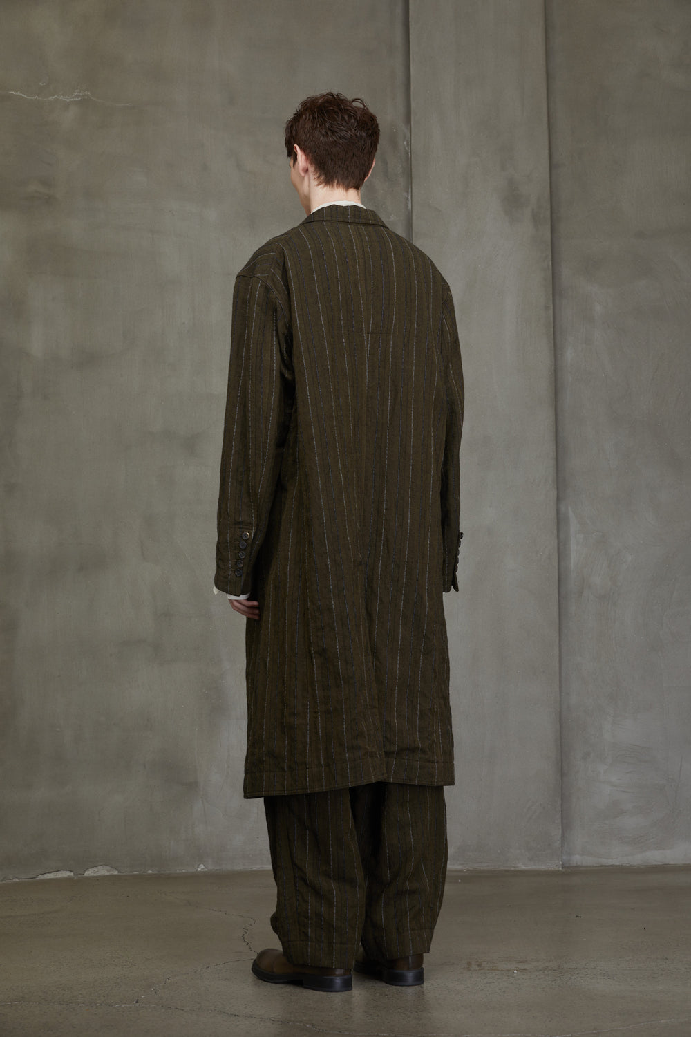 Notch Collar Long Coat