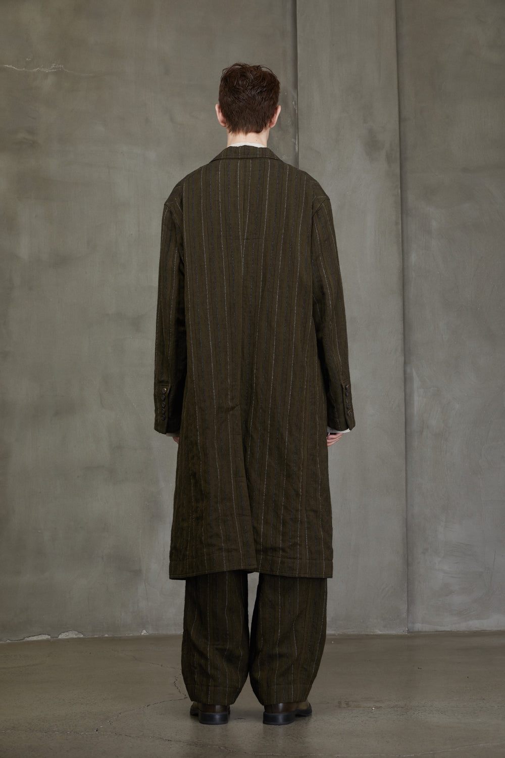 Notch Collar Long Coat