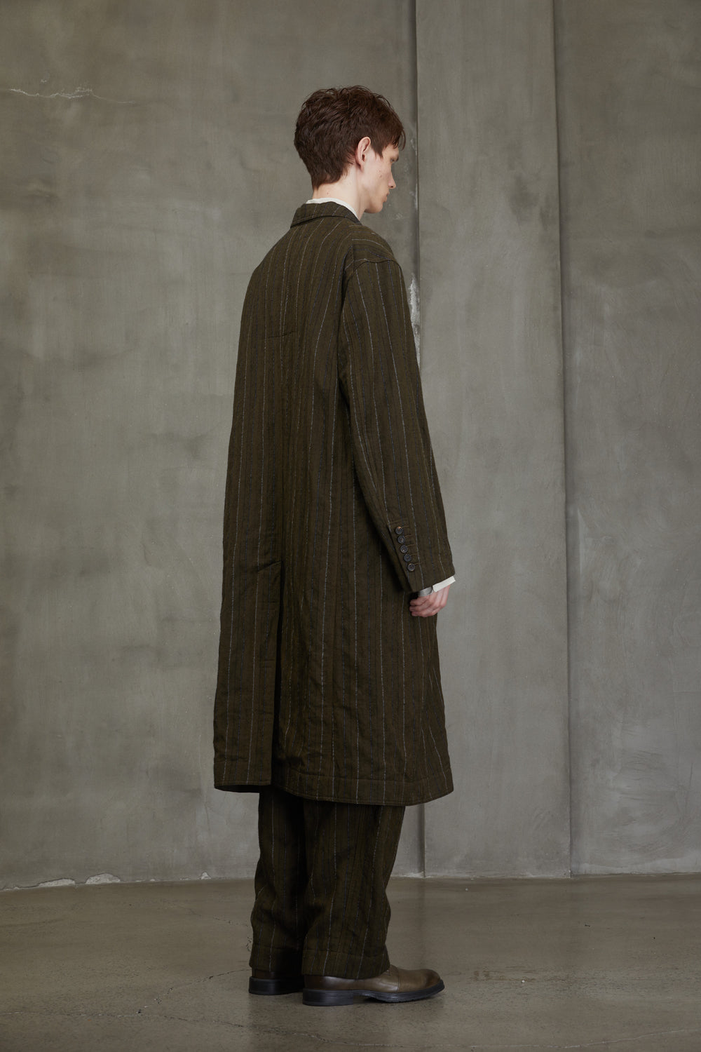 Notch Collar Long Coat