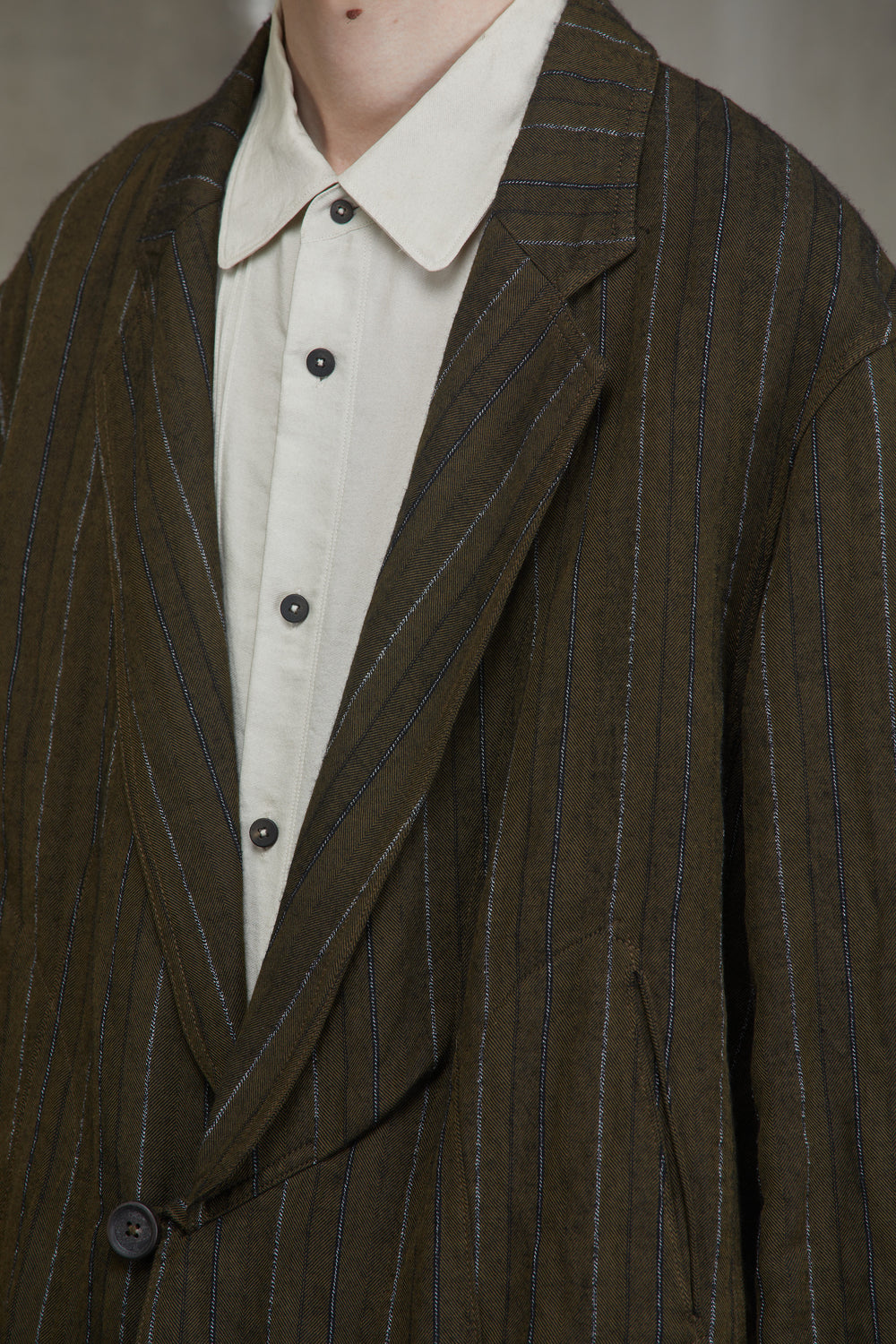 Notch Collar Long Coat