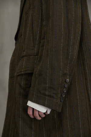 Notch Collar Long Coat