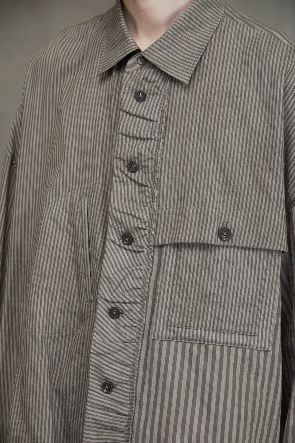 Oversized Striped Shirt